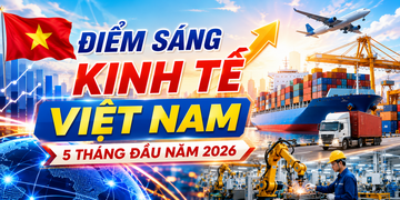 Infographic | Điểm sáng kinh tế Việt Nam 5 tháng đầu năm 2026