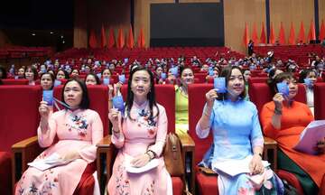 Bầu Ban Chấp hành Trung ương Hội Liên hiệp Phụ nữ Việt Nam khóa XIV
