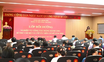 Đảng uỷ Bộ Công Thương tổ chức bồi dưỡng nghiệp vụ công tác Đảng cho bí thư chi bộ, cấp ủy viên cơ sở