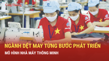 Ngành dệt may từng bước phát triển mô hình nhà máy thông minh