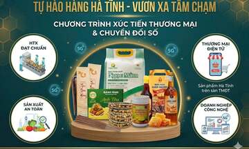 Người Hà Tĩnh ưu tiên dùng sản phẩm địa phương trên sàn thương mại điện tử