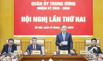 Tổng Bí thư, Chủ tịch nước Tô Lâm chủ trì Hội nghị Quân ủy Trung ương nhiệm kỳ 2025 - 2030 lần thứ hai
