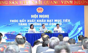 Hội nghị thúc đẩy xuất khẩu đạt mục tiêu tăng trưởng 2 con số
