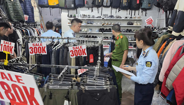 Hà Nội tạm giữ hơn 2.600 sản phẩm thời trang nghi giả mạo nhãn hiệu