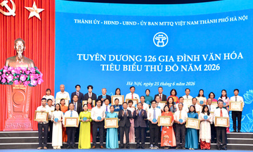 Hà Nội tổ chức tuyên dương 126 gia đình văn hóa tiêu biểu