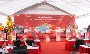 Khởi công Cụm công nghiệp Làng nghề Hữu Bằng