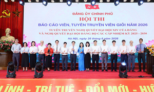 Đảng bộ Bộ Dân tộc và Tôn giáo tham gia Hội thi Báo cáo viên giỏi 2026