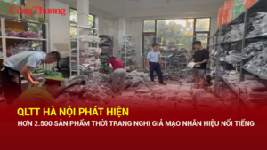 QLTT Hà Nội phát hiện hơn 2.500 sản phẩm thời trang nghi giả mạo nhãn hiệu nổi tiếng