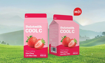 Dalatmilk giới thiệu thức uống sữa chua lên men vị dâu