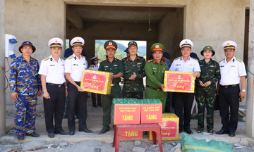 Vùng 3 Hải quân xây trường học liên cấp vùng biên giới Đà Nẵng