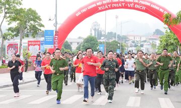 Sơn La: 1.500 vận động viên lan tỏa thông điệp xã, phường không ma túy
