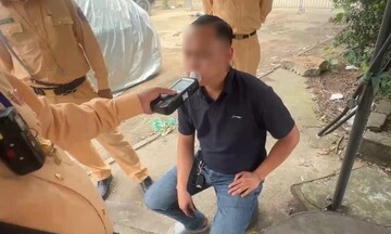 Lái đầu kéo cơi thùng, không giấy phép, tài xế bị phạt 67 triệu đồng