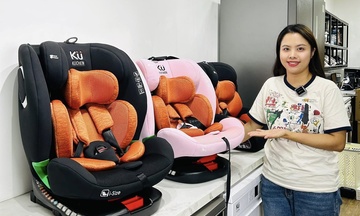 Ghế an toàn ô tô cho trẻ em hút khách trước ngày quy định có hiệu lực