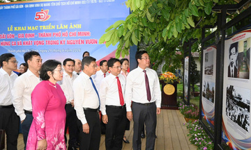 Triển lãm ảnh tái hiện bản anh hùng ca, khát vọng của TP. Hồ Chí Minh
