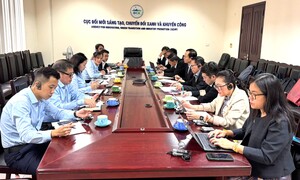 Cục Đổi mới sáng tạo, Chuyển đổi xanh và Khuyến công làm việc với đoàn công tác Bộ Tài chính Lào