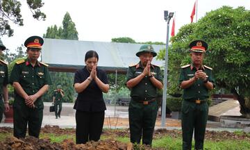 Quảng Ngãi: Tìm thấy một hài cốt liệt sĩ tại Nghĩa trang Đăk Cấm