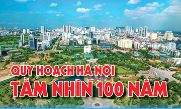 Infographic | Tổng thể Quy hoạch Thủ đô Hà Nội tầm nhìn 100 năm