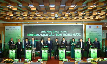 BIDV phối hợp vận hành khai trương hệ thống giao dịch các-bon