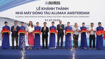 Khánh thành nhà máy đóng tàu Alumax Amsterdam tại Việt Nam