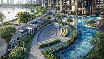 Cloud9 Tower - tháp 9 mở ra chuẩn sống bên sông tại The Privé