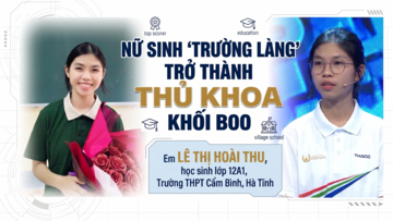 Hà Tĩnh: Nữ sinh 'trường làng' trở thành thủ khoa khối B00
