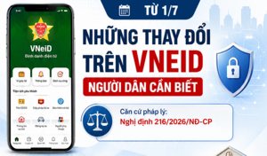 Infographic | Những thay đổi từ ngày 1/7/2026 trên VNeID