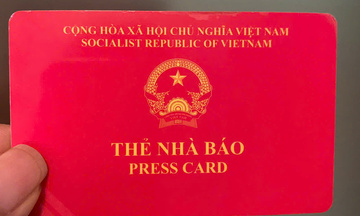 Gia hạn sử dụng thẻ nhà báo kỳ hạn 2021 - 2025 đến hết ngày 30/9
