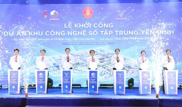 Phó Thủ tướng Hồ Quốc Dũng dự khởi công khu công nghệ số tập trung tại Thái Nguyên