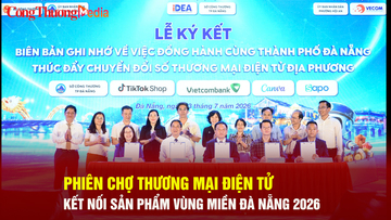 Phiên chợ thương mại điện tử kết nối sản phẩm vùng miền Đà Nẵng 2026