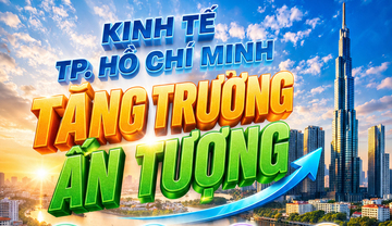 Infographic | Kinh tế TP. Hồ Chí Minh 6 tháng năm 2026 tăng trưởng tích cực