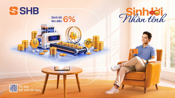 SHB SAHA ra mắt tính năng ‘Sinh lời nhàn tênh’: Tự động sinh lời tới 6%/năm
