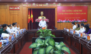 Thủ tướng Lê Minh Hưng: Lạng Sơn có vị trí chiến lược đặc biệt quan trọng