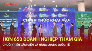 650 doanh nghiệp tham gia chuỗi triển lãm điện và năng lượng quốc tế