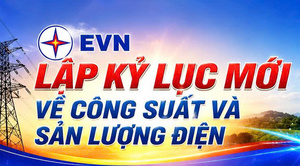 Infographic | EVN lập kỷ lục mới về công suất và sản lượng điện