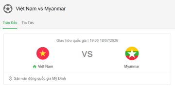 Nhận định bóng đá Việt Nam và Myanmar, 19h00 ngày 18/7
