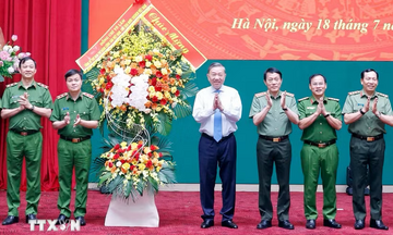 Tổng Bí thư, Chủ tịch nước: Xây dựng lực lượng Cảnh sát nhân dân đáp ứng yêu cầu trong tình hình mới