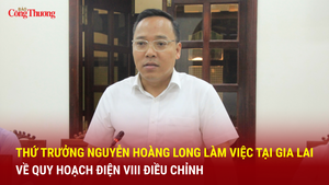 Thứ trưởng Nguyễn Hoàng Long làm việc tại Gia Lai về Quy hoạch điện VIII điều chỉnh