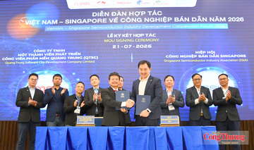 Việt Nam - Singapore thúc đẩy hợp tác phát triển ngành công nghiệp bán dẫn