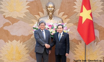 Chủ tịch Quốc hội Trần Thanh Mẫn tiếp Quyền Tổng thư ký Đảng Dân chủ Tự do Nhật Bản