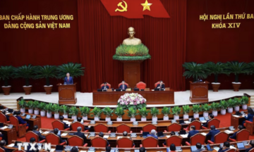 Thông cáo báo chí về ngày làm việc thứ ba Hội nghị lần thứ ba Ban Chấp hành Trung ương Đảng khóa XIV