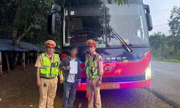 Xử lý tài xế xe khách dương tính với ma túy chạy tốc độ 134 km/h