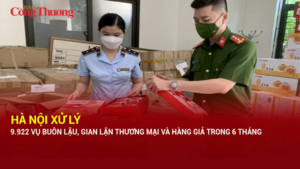 Hà Nội xử lý 9.922 vụ buôn lậu, gian lận thương mại và hàng giả trong 6 tháng