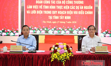 Bộ Công Thương làm việc với Tây Ninh về Quy hoạch điện VIII điều chỉnh