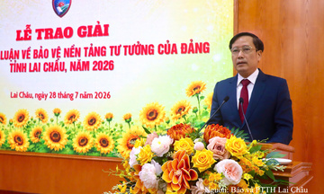 Lai Châu trao giải Cuộc thi chính luận bảo vệ nền tảng tư tưởng của Đảng