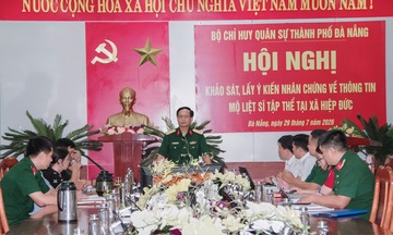Đà Nẵng khẩn trương xác minh thông tin về 17 hài cốt nghi là liệt sĩ