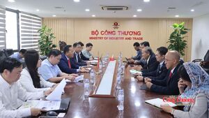 Thứ trưởng Nguyễn Hoàng Long làm việc với Tổng Thư ký Bộ Chuyển dịch Năng lượng và Chuyển đổi Nước Malaysia