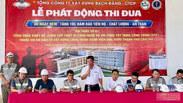 Phát động thi đua 60 ngày đêm đưa Bệnh viện Ung bướu Cần Thơ về đích