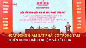 Hoạt động giám sát phải có trọng tâm, đi đến cùng trách nhiệm và kết quả