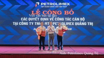 Công bố các quyết định về công tác cán bộ tại Petrolimex Quảng Trị