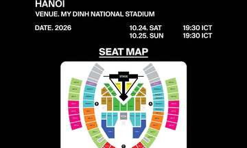 BIGBANG WORLD TOUR tại Mỹ Đình công bố 10 hạng vé, thấp nhất 1 triệu đồng
